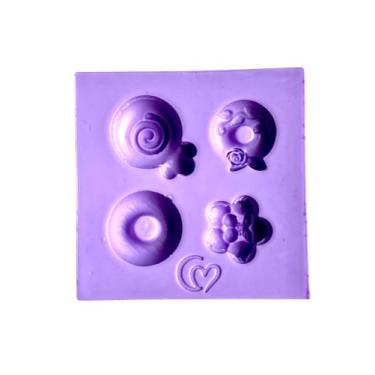 Imagem de F1741 molde de silicone doces confeitaria biscuit - confeitaria dos mo