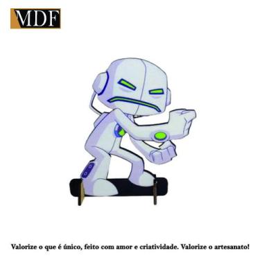 Imagem de Totem de Mesa Personagem 1 Menino 10 20cm Displays Aniversário Mdf Ade