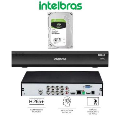 Imagem de Dvr Intelbras 8 Canais iMhdx 3008 Hdcvi Ahd Hdtvi 5 Em 1 c/ inteligênc