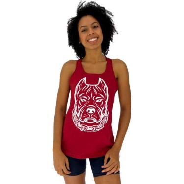 Imagem de Regata Feminina Recorte Nadador MXD Conceito Pitbull Gangster, GG, Ver
