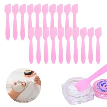 Imagem de 20Un Mini Espátula Aplicador Descartável Creme Maquiagem Skin Care Qua