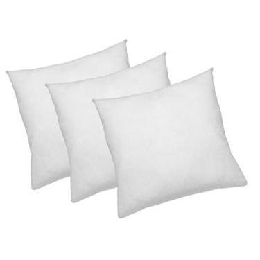 Imagem de Kit C/ 3 Refil Para Enchimento De Almofada 40x40 Cm Silicone - Happy L