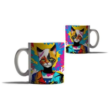 Imagem de Caneca Personalizada Presente Pop Arte Moda Gatos Quadrinhos - Enjoy S