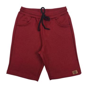 Imagem de Bermuda Moletom Moletinho Infantil Escolar Volta Às Aulas - Paraíso do