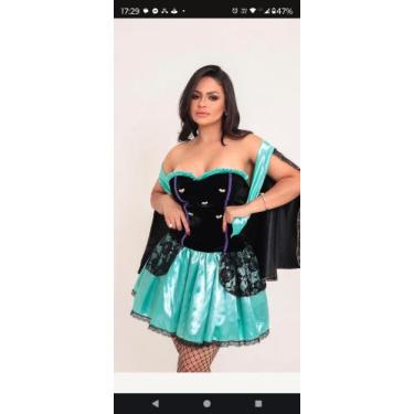 Imagem de Fantasia halloween Chapeleira maluca - D&M fantasias, Exg 