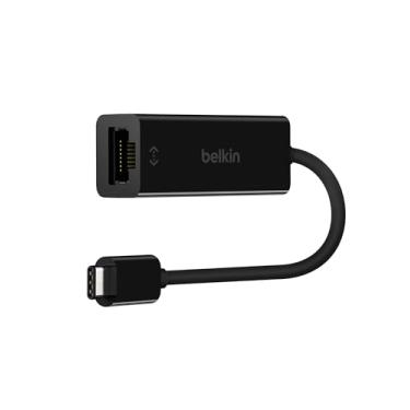 Imagem de Belkin Adaptador USB-C para Ethernet, porta Gigabit Ethernet compatível com dispositivos USB-C, cabo USB-C para Ethernet para MacBook Pro e Dell XPS de 13 polegadas, hub Ethernet USB-C