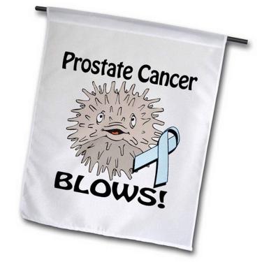 Imagem de 3dRose Bandeira de jardim com design de causa de fita de conscientização sobre o câncer de próstata, 30,48 x 45,72 cm