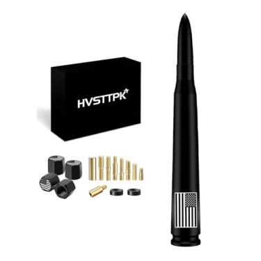Imagem de Antena bala de carro bandeira americana com tampas de haste de válvula para GM Silverado 1500 2500 3500 HD Avalanche Ford F Series F150 F250 GMC Sierra 1500 2500 3500 Denali Acessórios para caminhões