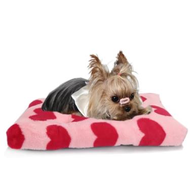 Imagem de wrkfree Cama para filhotes, lavável, pequena, para cães pequenos, material não mastigável, PP, 55 cm, tapete lavável para gaiolas, protetor de sofá