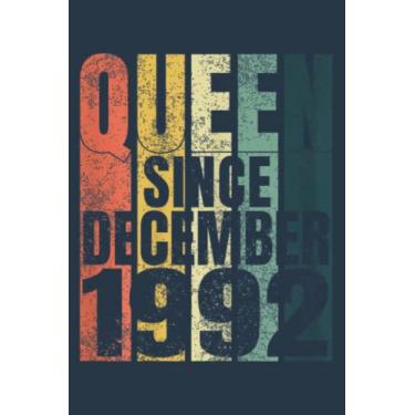 Imagem de Womens 28th Birthday Gifts Quarantined Queen Since December 1992 Good: Daily planner notebook, Journal notebook, Size format 6 x 9 inches pages