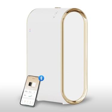 Imagem de Máquina de ar perfumado inteligente para casa, difusor de óleo essencial sem água Bluetooth 350 ml/2000 pés quadrados, difusor de aroma para escritório, spa