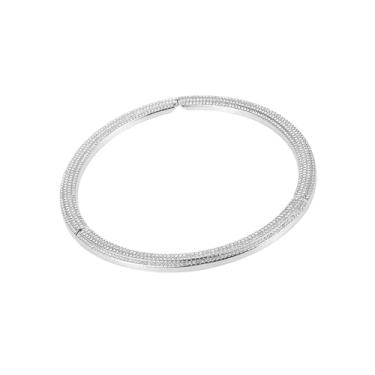 Imagem de A ABSOPRO 3 peças de botões de volante de strass para carro com acabamento de decalque para Mercedes Benz a B C E Class CLA CLS SLC GLA GLB substituição do item