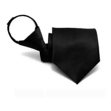 Imagem de Gravata Tradicional, Casamento, Smooking 509 - Style Store, Preta com 