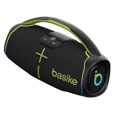 Imagem de Caixa de Som Bluetooth Portátil, Subwoofer, RGB, TWS, IPX6 à Prova D'água 60W (Preta)