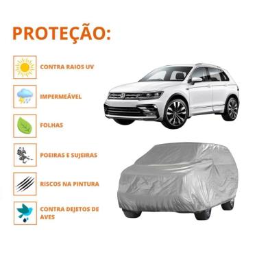 Imagem de Capa Cobrir Carro Volkswagen Tiguan Com Proteção Impermeável