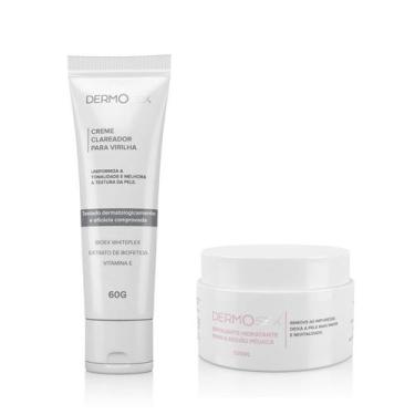 Imagem de Kit Dermosex Creme Clareador para Virilha & Esfoliante Hidratante para