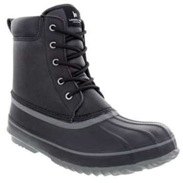 Imagem de Bota masculina London Fog Ashford impermeável e isolada, Preto, 13