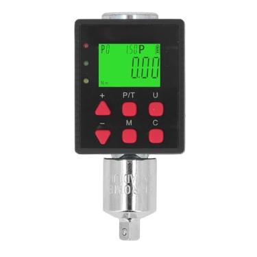 Imagem de Adaptador de Torques Digitais, 1/2 Polegada 3,4-340 N.M de Alta Precisão Medidor de Torção Digital Conversor de Torção Eletrônica Com 1/4 de 3/8 para Reparos de Veículos