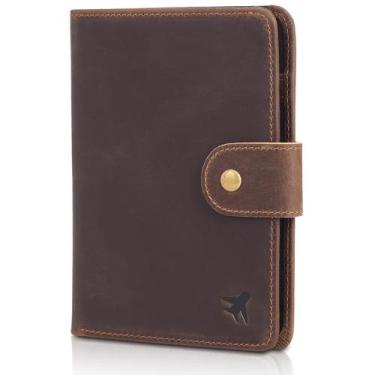Imagem de Carteira de Viagem Polare Luxury com Bloqueio RFID e Suporte para Pass