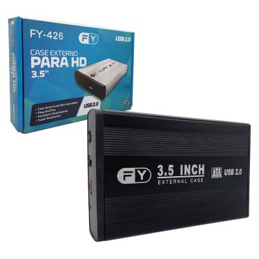 Imagem de Gaveta P/HD 3.5" CDC, USB 2.0, Preto - FY426