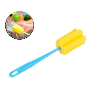 Imagem de Esponja / Bucha para Lavar/ Limpar/ Higienizar Mamadeira Copo Garrafin