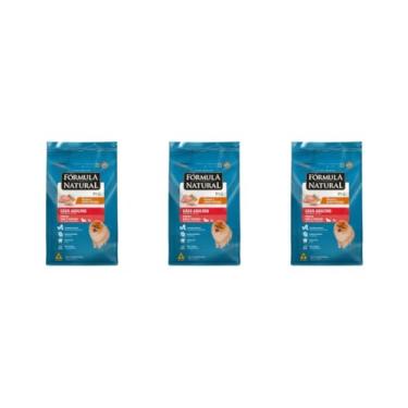 Imagem de KIT 3 UNIDADES - FÓRM. NATURAL PRO RAÇÃO CÃES ADULTOS MINI/PEQUENO FRANGO/ARROZ 2,5KG