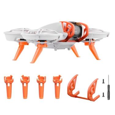 Imagem de JOLOESLOS Protetor de para-choque cardan + tripé de aumento de altura para DJI Neo Drone Extension Kit de acessórios, barra de proteção anticolisão, protetor de suporte para aumento de trem de pouso