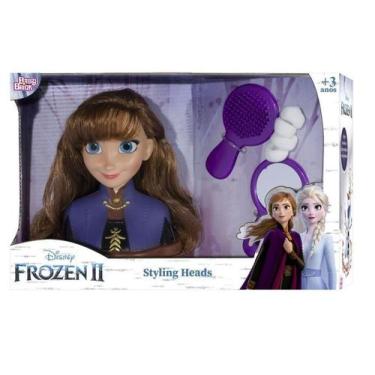Imagem de Boneca Styling Head Busto Anna Frozen 2 Baby Brink 2041