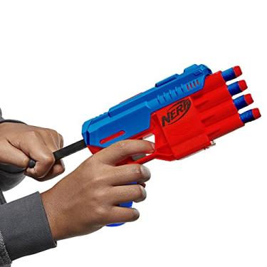 Imagem de NERF Alpha Strike Claw Dual, lançador de dardos, kit com 2 lançadores e 10 dardos de espuma Nerf, brinquedo para meninos e meninas, brinquedos de Natal para adolescentes e crianças a partir de 8 anos