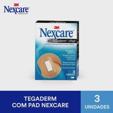 Imagem de Curativo nexcare tegaderm com pad com 3 unidades
