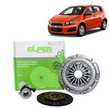 Imagem de Kit embreagem 215mm 24EST gm sonic 1.6L 16V 2013... kit completo com atuador