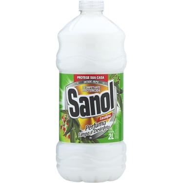 Imagem de Desinfetante Líquido para uso Geral, Eucalipto, Sanol, 2 Litros, Branco