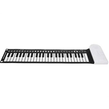 Imagem de Piano de Teclado Portátil, Piano de Teclado Com 16 Teclado de Piano Elétrico Embutido