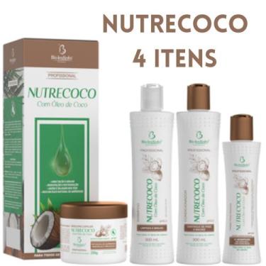Imagem de Kit NutreCoco - Shampoo, Condicionador, Máscara e Creme de Pentear - B