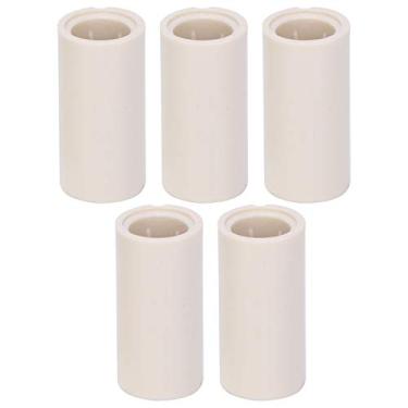 Imagem de Qanyegn 40pcs piscina sugestão de gangues, fábricas de bilhar, fibra de fibra de fibra de fibra branca de reparação de tubos de ferramenta de bilhar acessórios (12MM 1 inch)