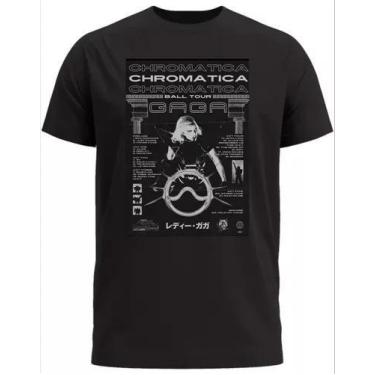 Imagem de Camiseta Camisa Lady Gaga Style Fashion Chromatic - Loja Dinka, P, Pre