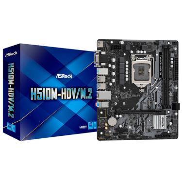 Imagem de Placa Mae Intel 1200 H510m Hdv M.2 2xddr4 Hdmi/dvi/vga 10ªg H