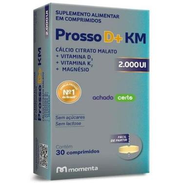 Imagem de Prosso D+ Km 2.000ui Vitaminas D e K Com Magnésio 30comp - Momenta