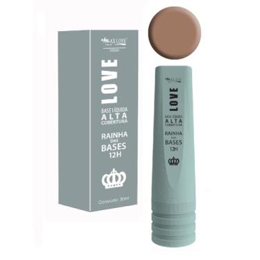 Imagem de Base Líquida Alta Cobertura Rainha Das Bases 12 Horas Cor 609,Max Love