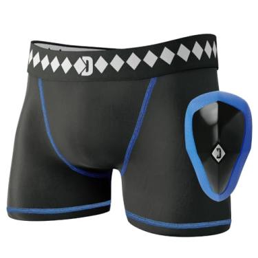 Imagem de Diamond MMA Shorts de Compressão Jock Strap Athletic Cup Sistema Protetor de Virilha - Pequeno | Torcedores Atléticos Masculinos com Copa para Esportes de Alto Impacto | Shorts de Compressão com Jocks