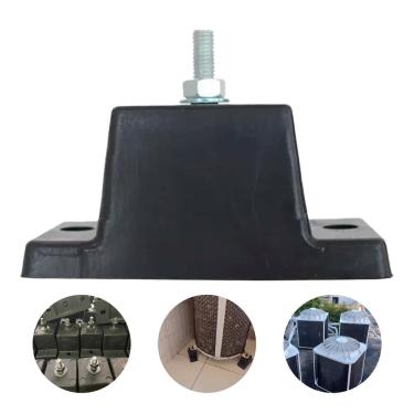 Imagem de Kit 4 Calços de Borracha Antivibração para Condensadora de Ar-Condicionado Split Compatível com Diversas Marcas