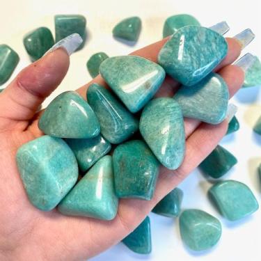 Imagem de Pedra Amazonita Rolada 3 a 4cm Cristal natural - New Infinity