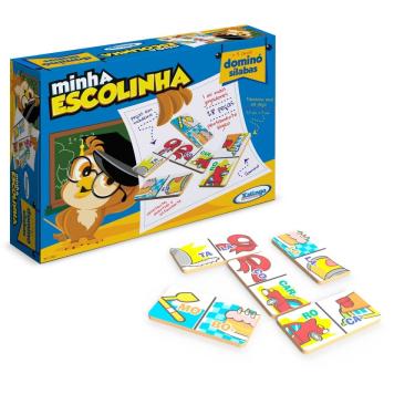 Imagem de Dominó Divisão Silábica Minha Escolinha
