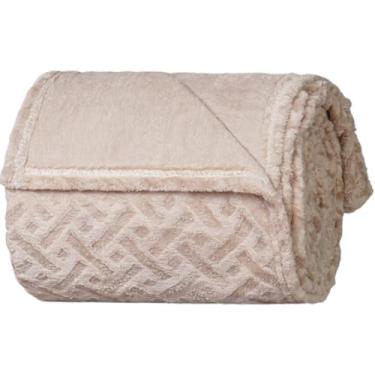 Imagem de Manta Queen Brushed New Microfibra Flannel 100% Poliéster 220x230 Linho