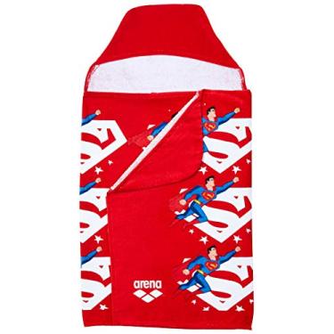 Imagem de arena Roupao De Banho Infantil Super Hero Poncho Kids Superman, Vermelho, Tam Unico