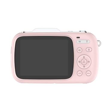 Imagem de Câmera Digital 5K, 80MP de Alta Resolução Focus Focus Digital Camera 18x Zoom Digital Video Camera para Fotografia e Vídeo (Rosa)
