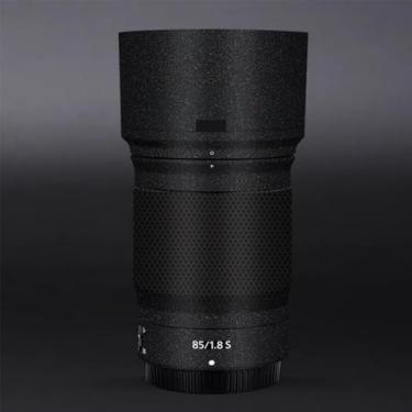 Imagem de Adesivo protetor de câmera de película de vinil para Nikon Z 85 mm F1.8S protetor acessórios de fotografia (preto estrelado)