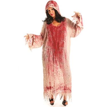 Imagem de Disiao Fantasia feminina Zombie Bloody Living Dead Fancy Ball Cosplay Festa para adultos