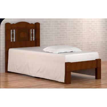 Imagem de Cama Solteirão (Solteiro Extra) Bella de Madeira Maciça Tauari