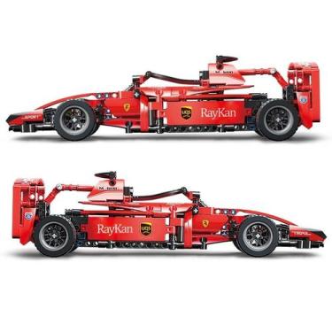 Imagem de Blocos de Montar Carro de Corrida F1, 1:18  455 Peças Brinquedo Educat